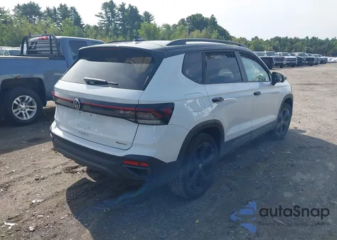 2025 Volkswagen Taos 1.5T Se Black из США, поврежденный, VIN 3VV2C7B21SM034716